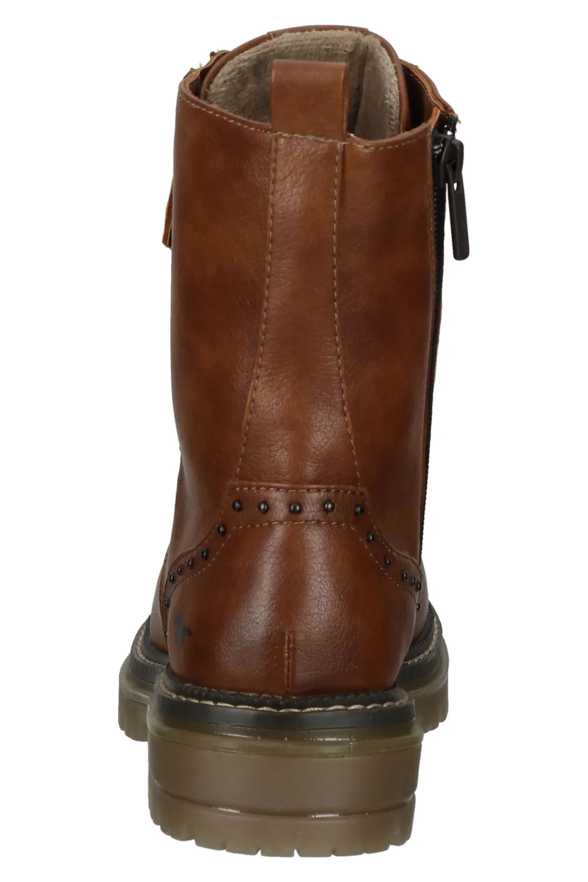 Mustang  Stiefelette - Braun - Blockabsatz