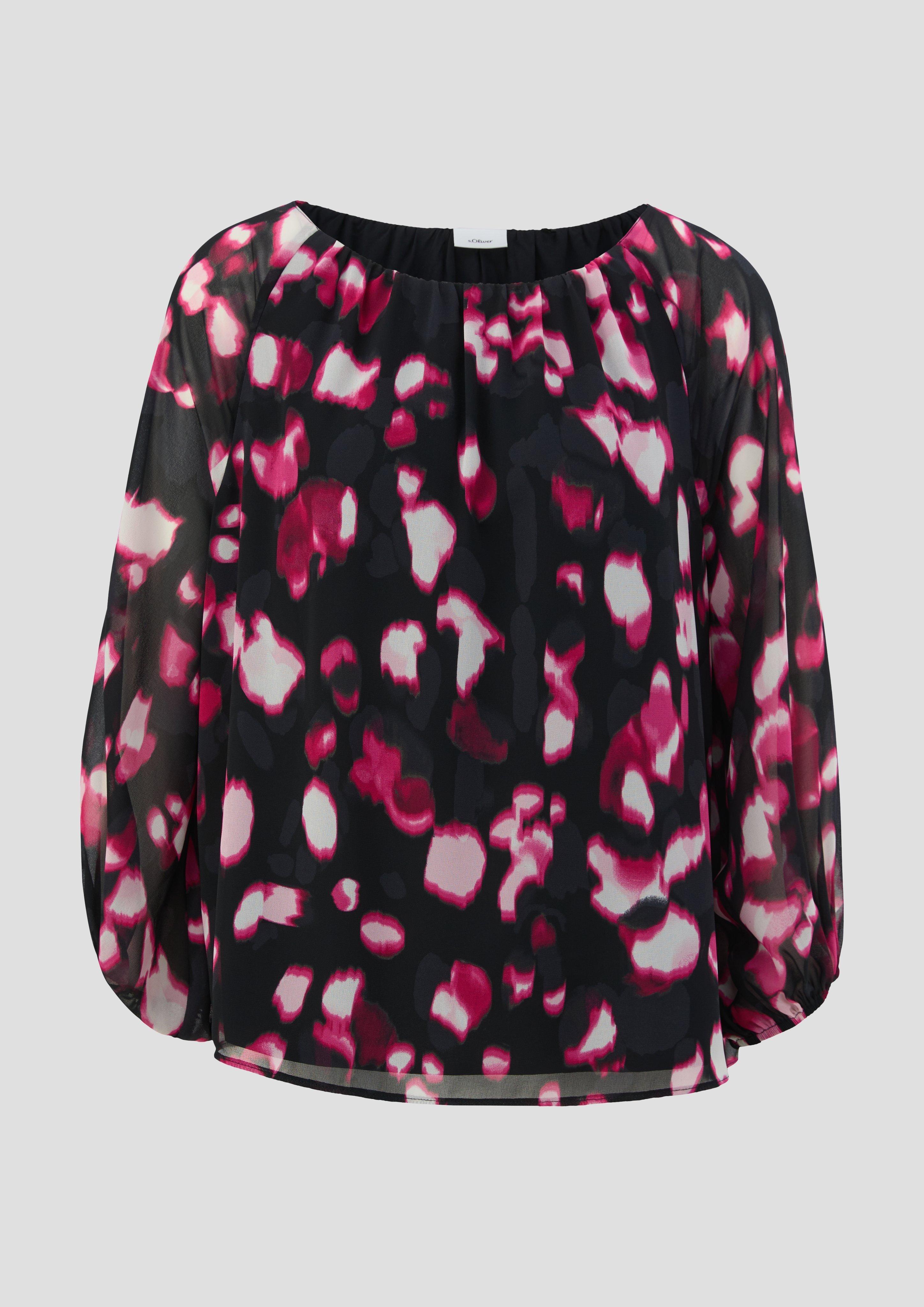 Semitransparente Chiffon-Bluse  2138956-99A3