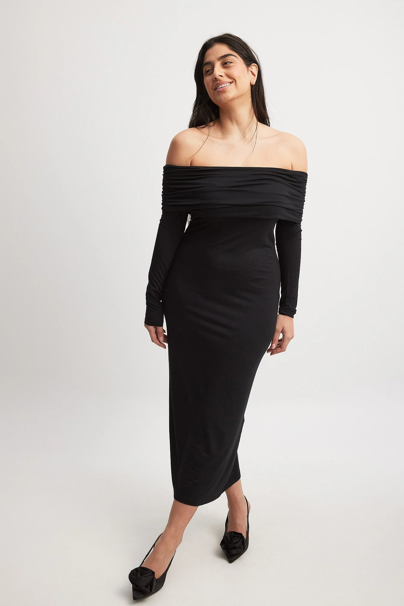 Soft Line Midi Dress