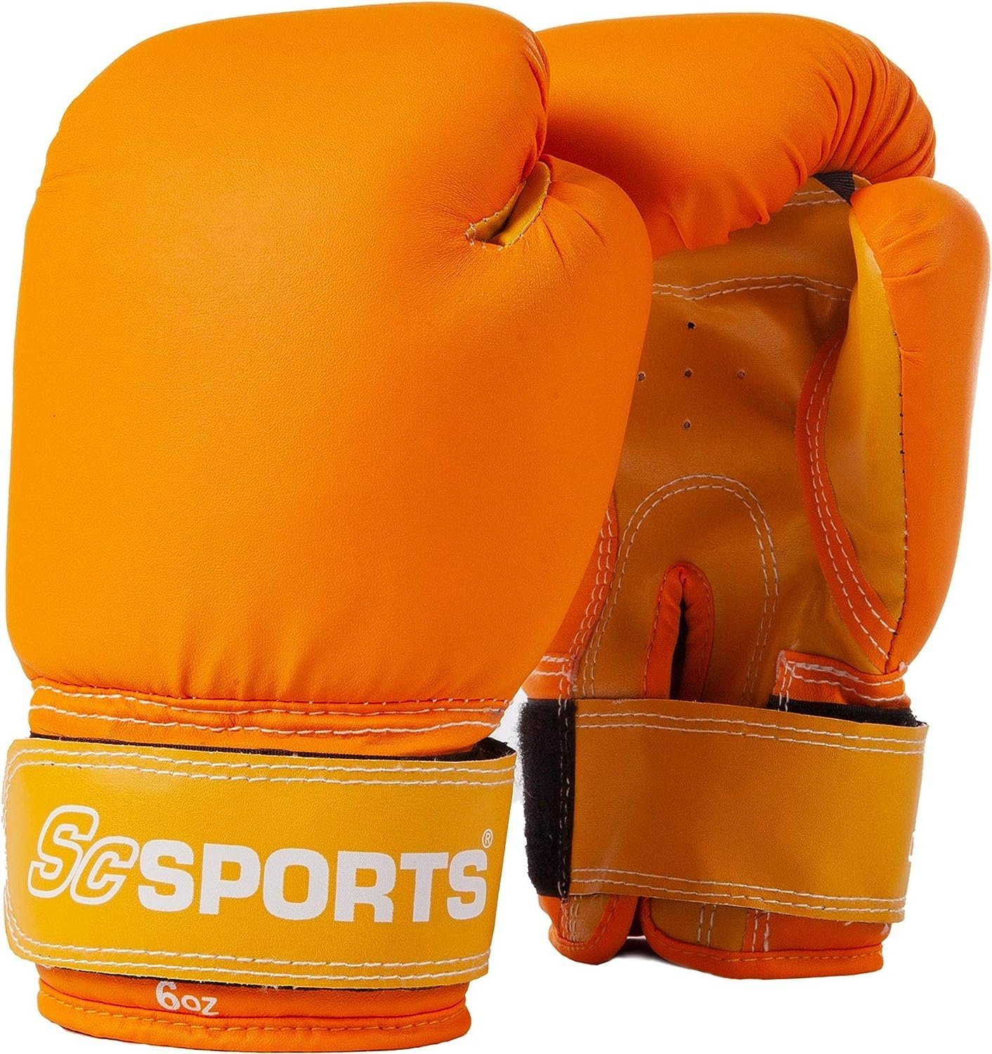 ScSPORTS® Boxsack Boxsack Set Kinder Gefüllt 3kg Boxhandschuhe 6oz Boxbandage Tasche Box