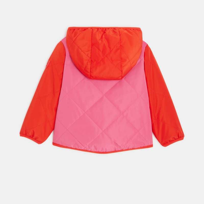 Blouson bébé fille rose et rouge bébé fille Catimini
