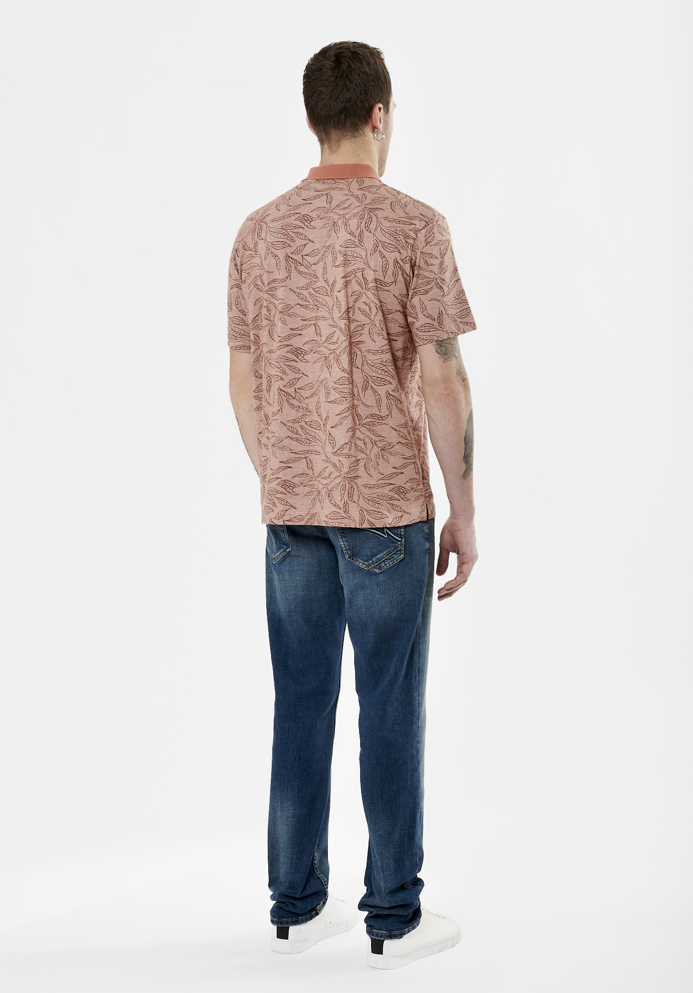 STERN  Polo orange Homme en 100% coton
