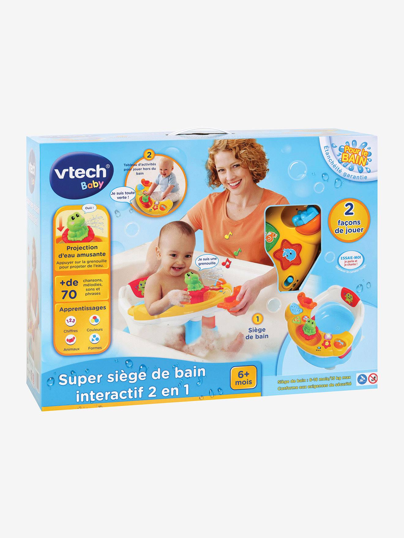 Super siège de bain interactif 2 en 1 VTECH multicolore