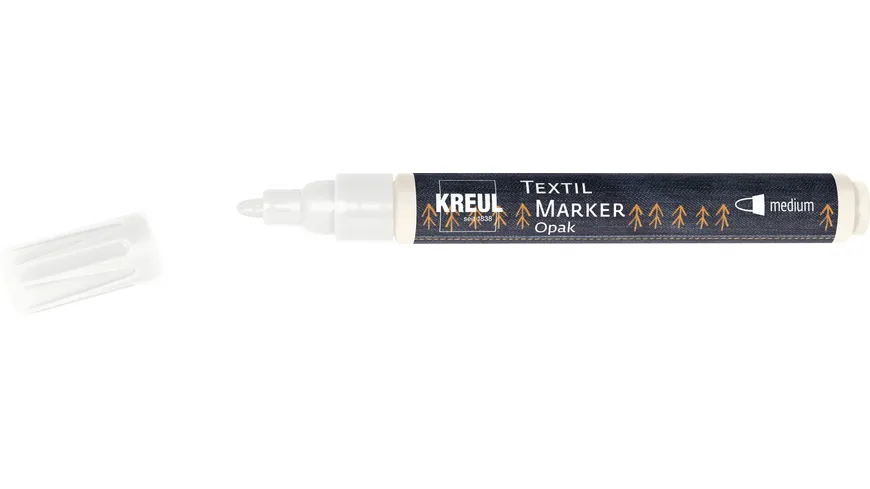 KREUL Javana texi mäx Opak für helle und dunkle Stoffe Weiss