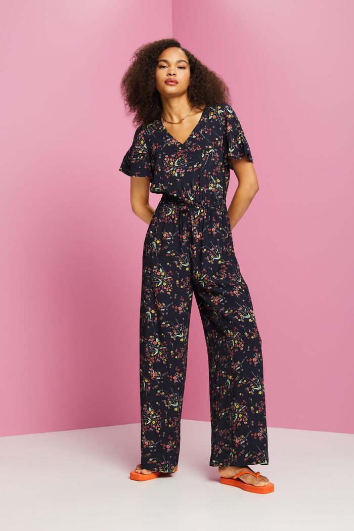 Langer Jumpsuit, LENZING™ ECOVERO™