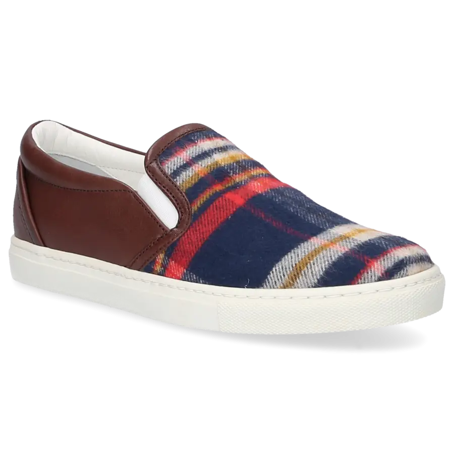 Dsquared2 - Slip Ons Kalbsleder braun bunt - braun
