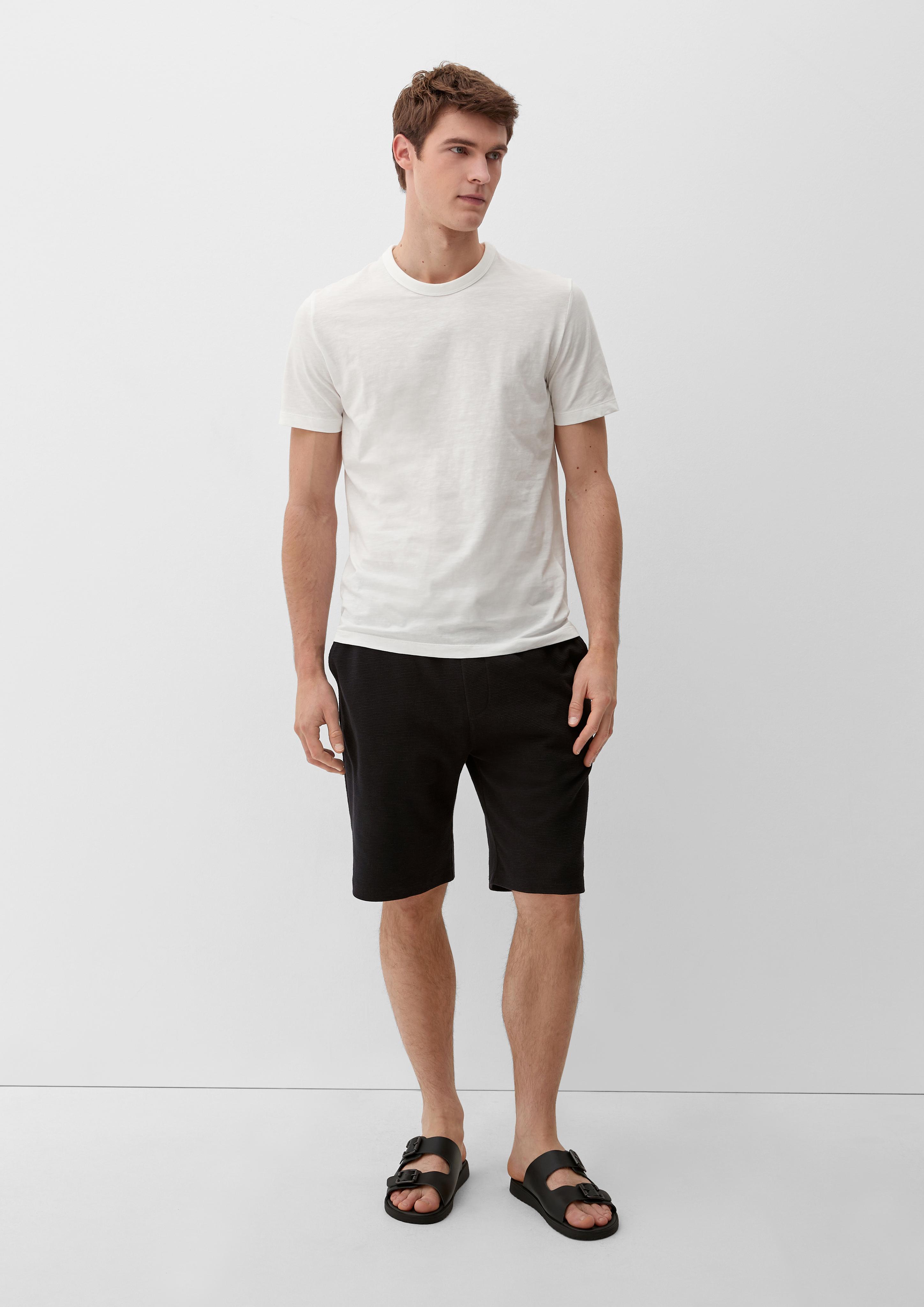 Relaxed: Shorts mit Waffelpiqué-Struktur  2133087-9999