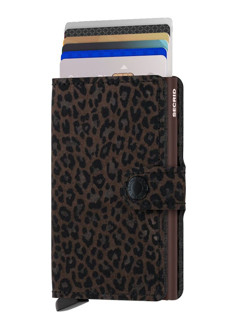 Portofel mini Secrid Leo pentru carduri