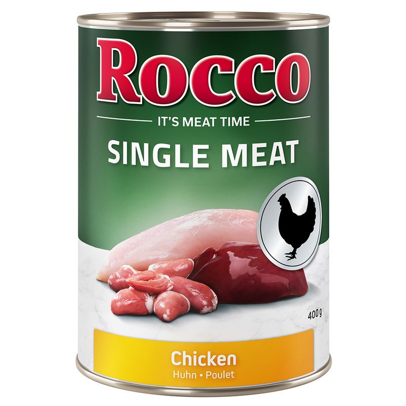 Sparpaket Rocco Single Meat 24 x 400 g