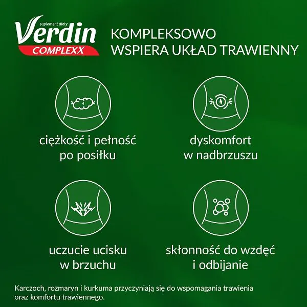 Verdin Complexx, dodatak prehrani za podršku probavi, tablete