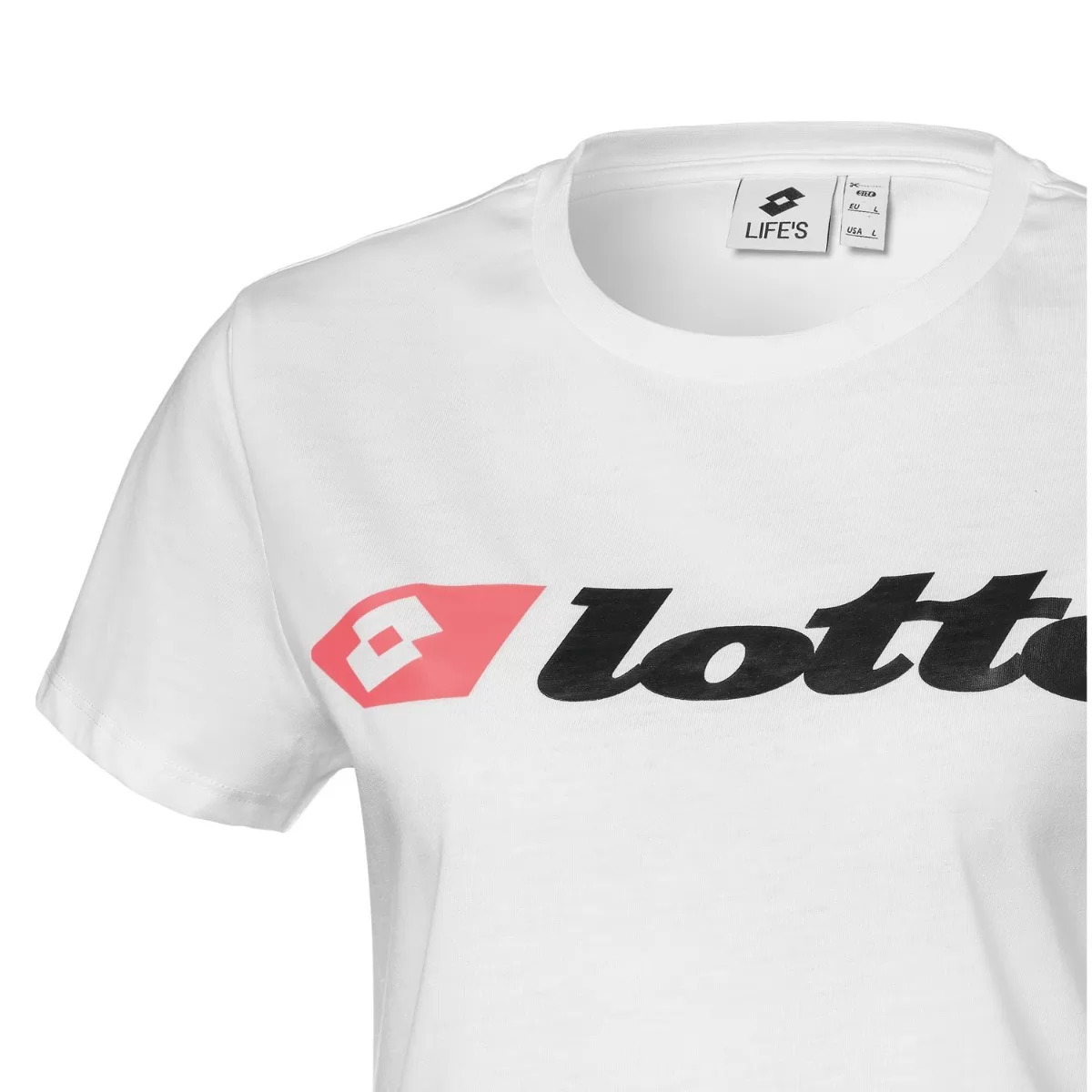 Tričko Athletica Due W s logem, jasně bílé
