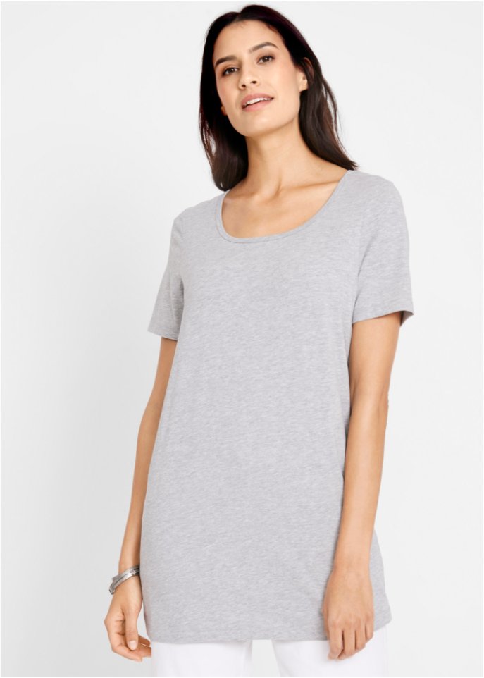 Basic Long-T-Shirt 2er-Pack, Kurzarm
