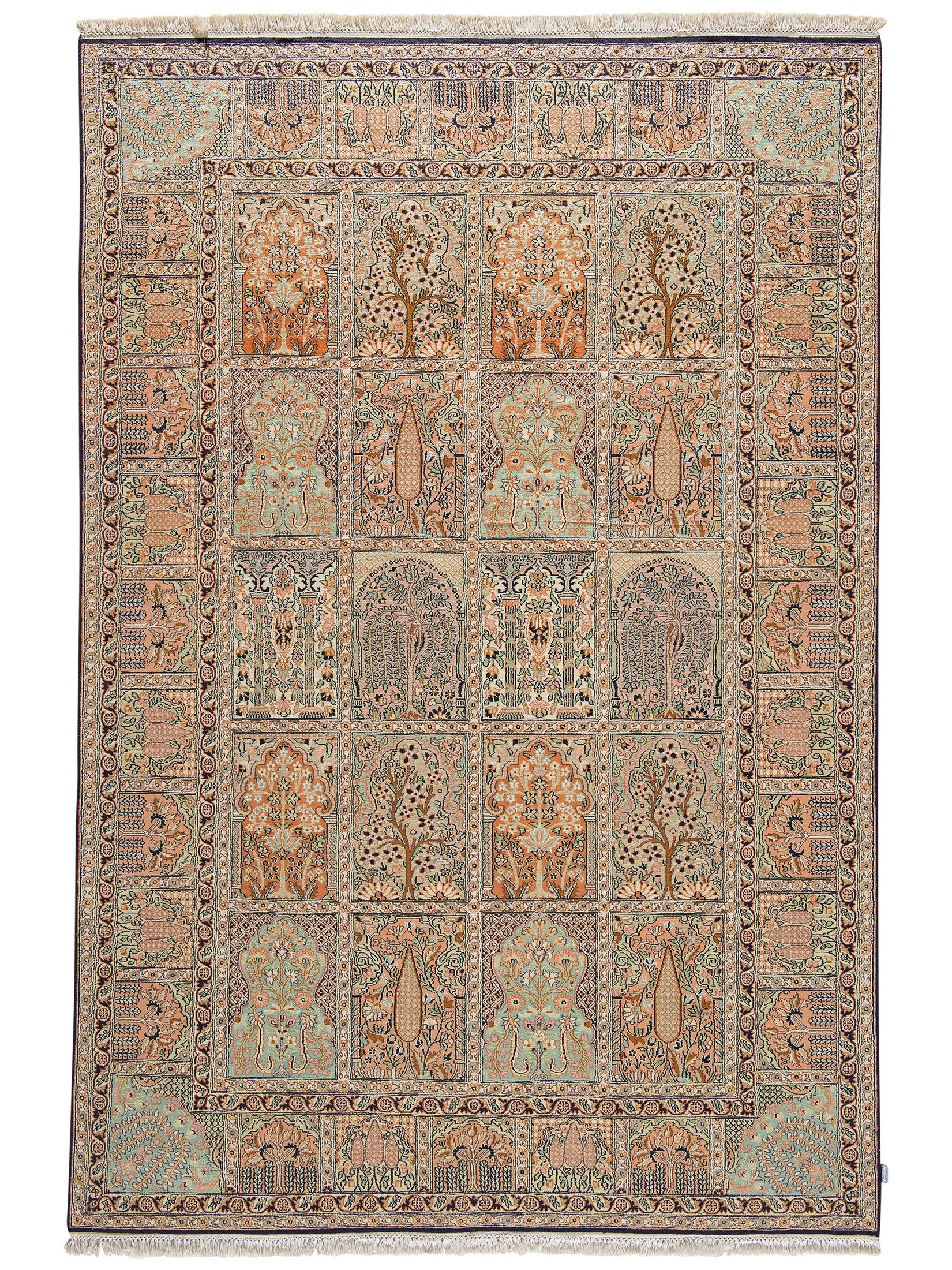 Kaschmir Seide 18/18 ca. 167 x 246 cm, Unikat / Einzelstück