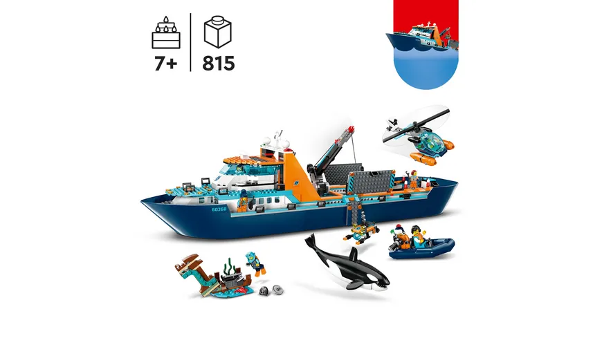 LEGO City 60368 Arktis-Forschungsschiff