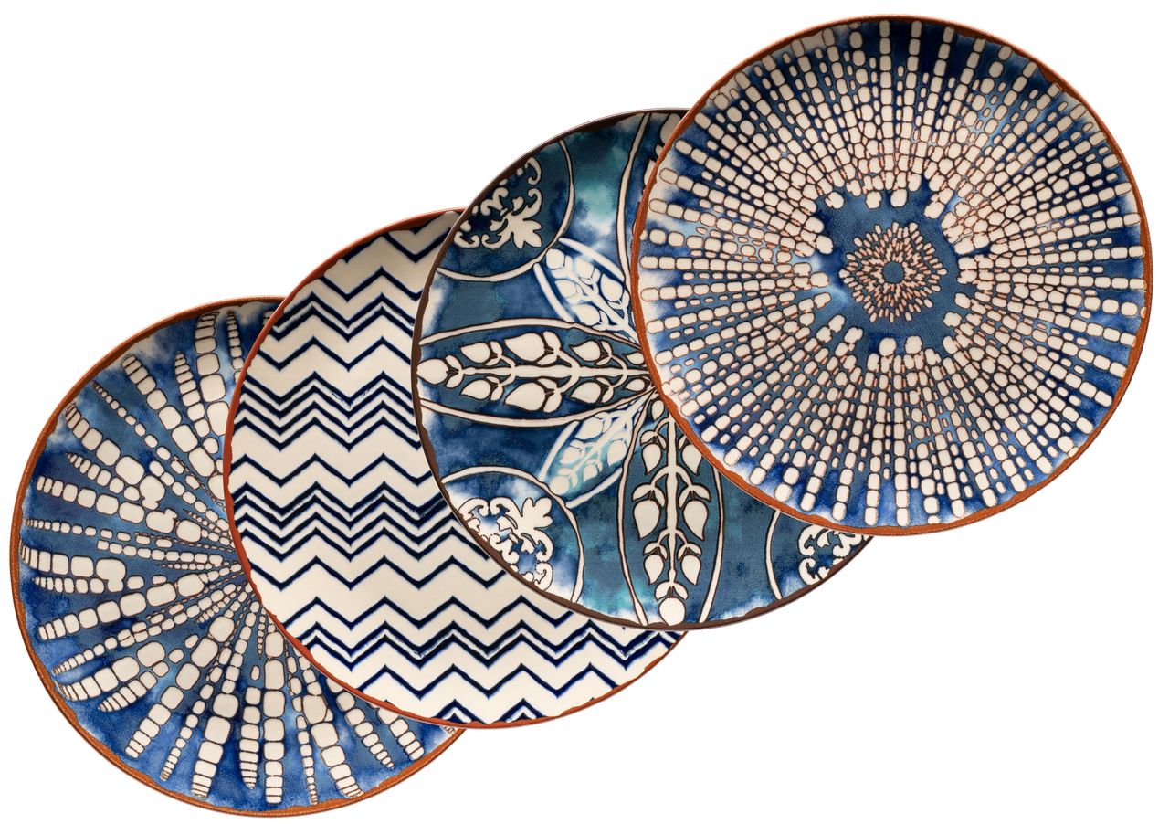 Mäser Serie Iberico Blue, Platztellerset für 4 Personen