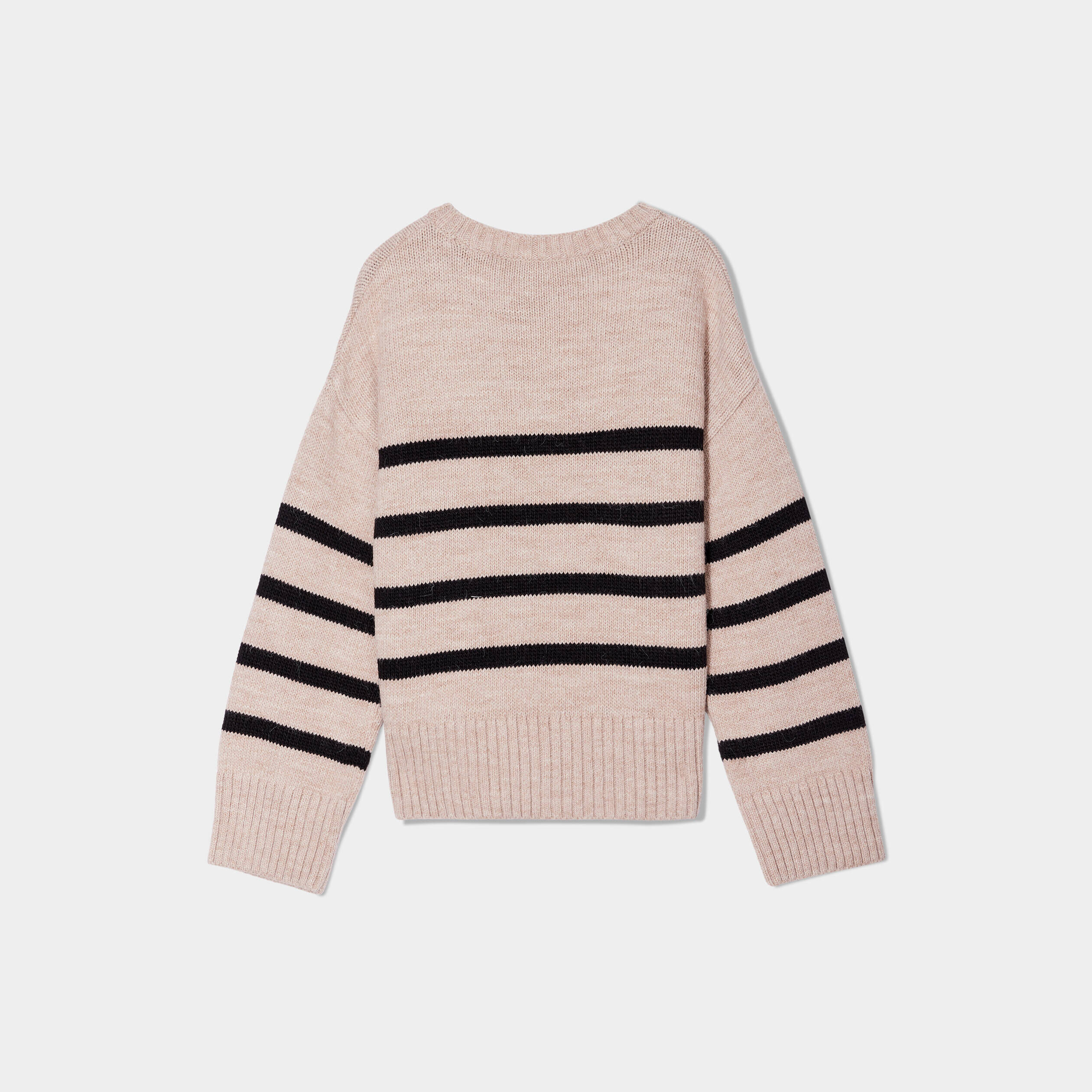 Pull manches longues beige femme | Cache Cache