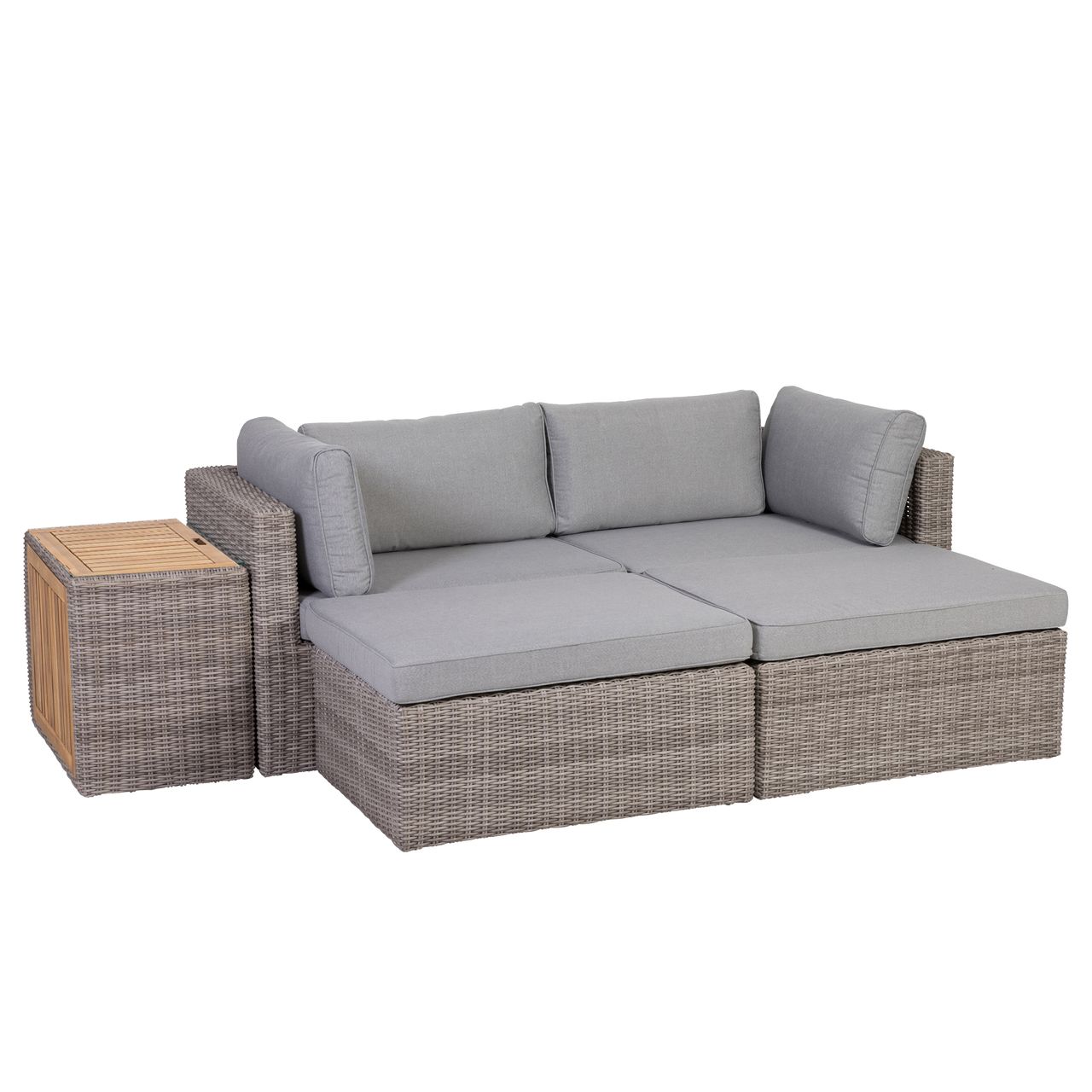 greemotion Lounge Olea Holz, mit Teak-Holz