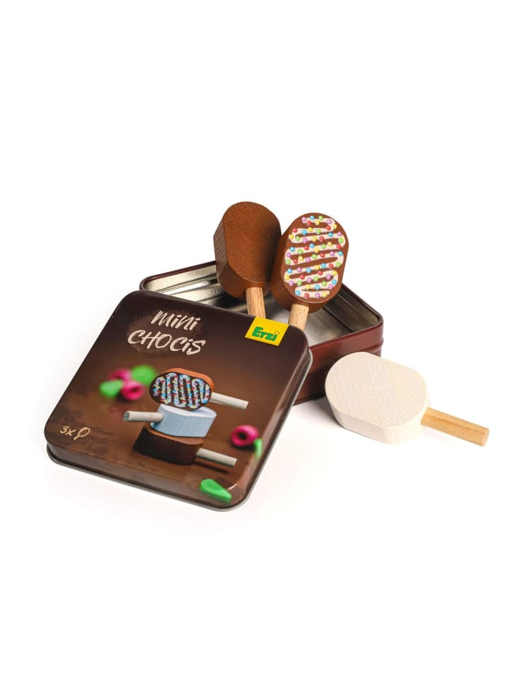 Erzi 4tlg. Set: Eis Mini Chocis in der Dose in bunt günstig kaufen onesize