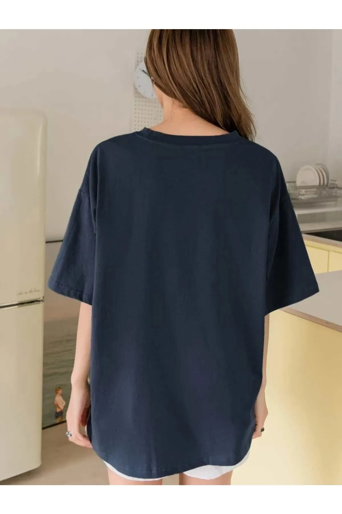 MOONBULL  T-Shirt - Dunkelblau - Regular Fit