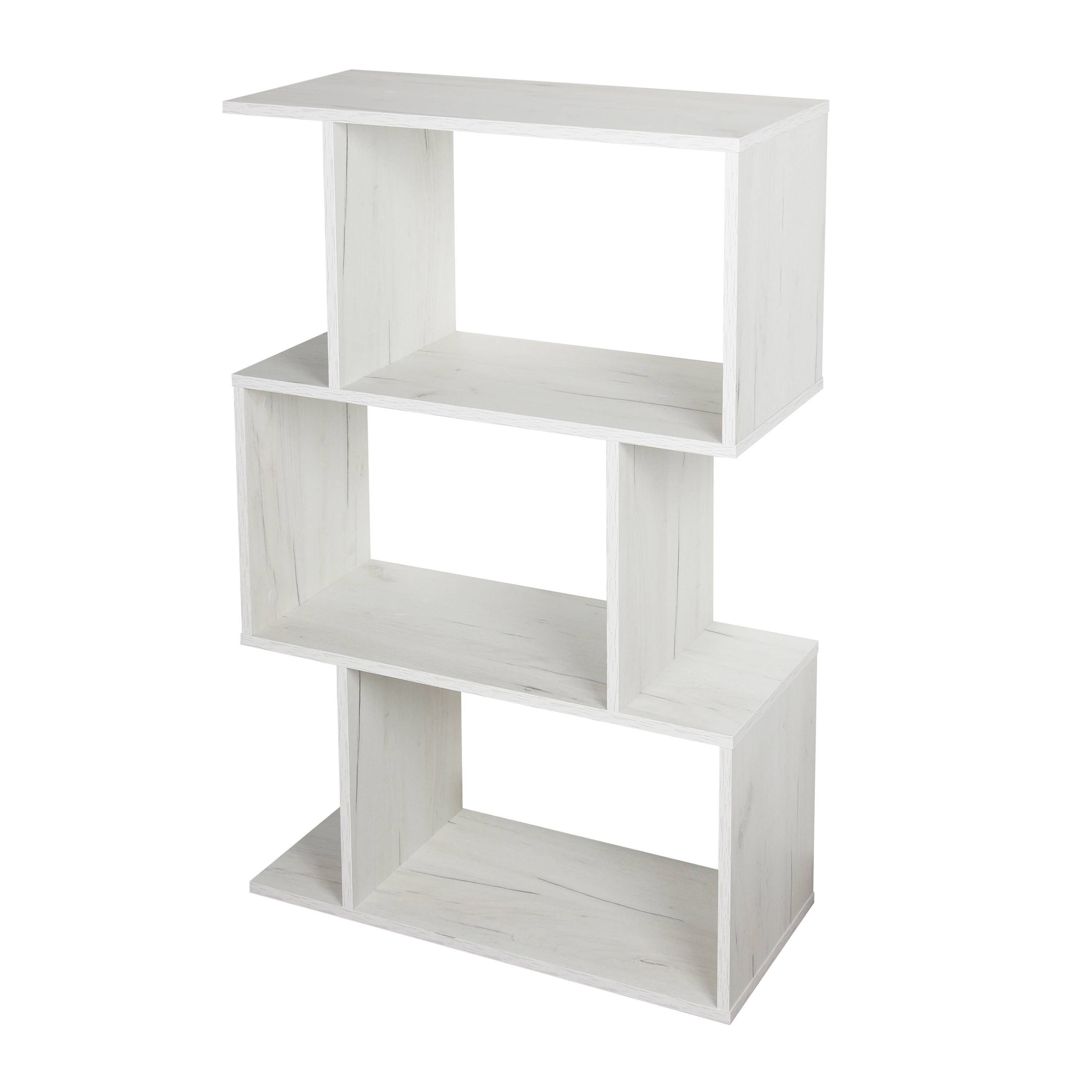 RICOO Aktenregal WM075-EP, kleines stehendes Regal schmal, Bücherregal fürs Wohnzimmer