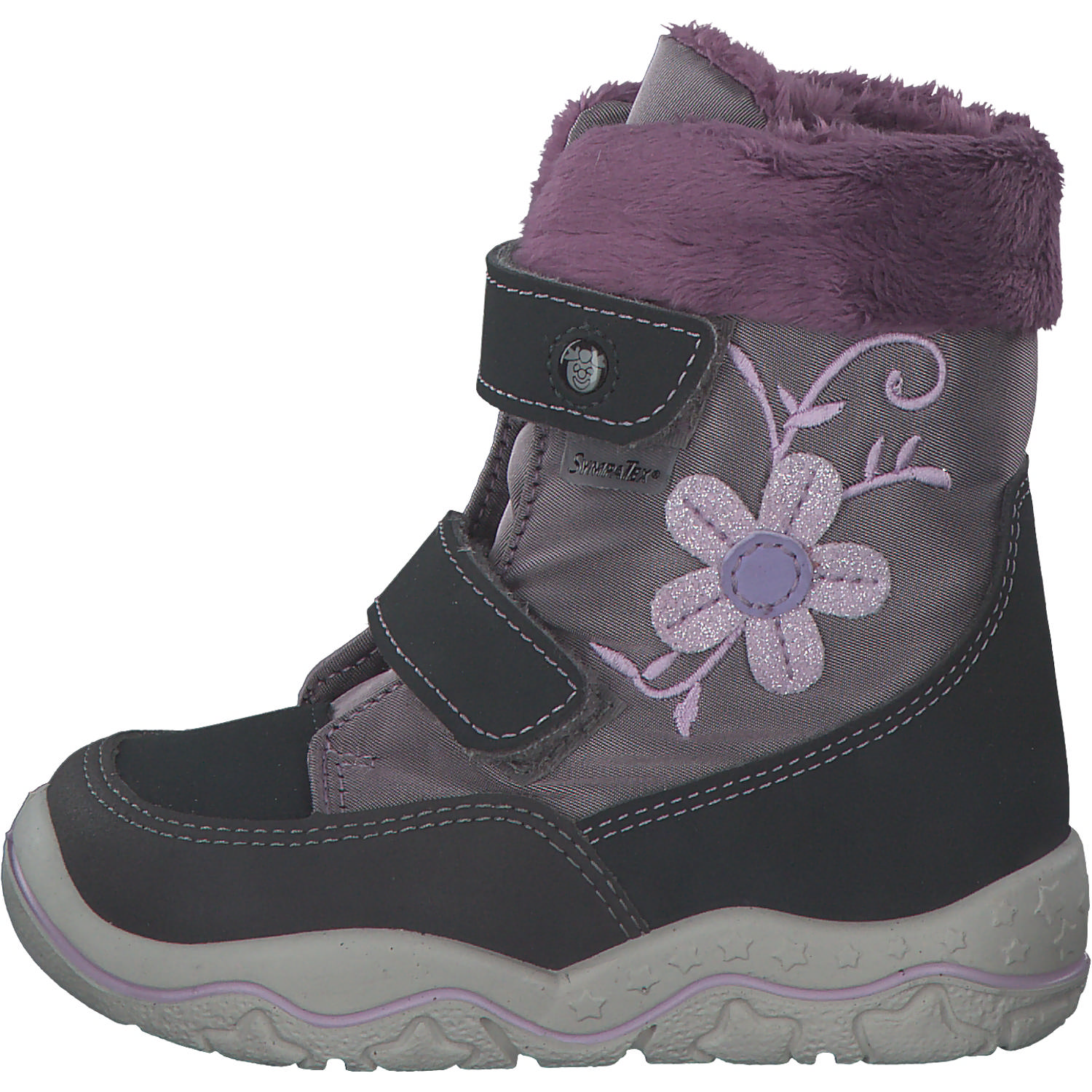 Ricosta Finia 3531100, Stiefeletten (Kinder), Kinder, grigio/purple