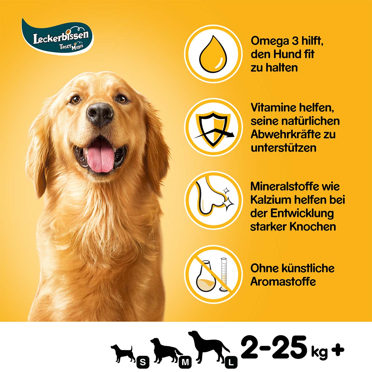 Pedigree Leckerbissen Kau-Schnitten mit Rind und Geflügel