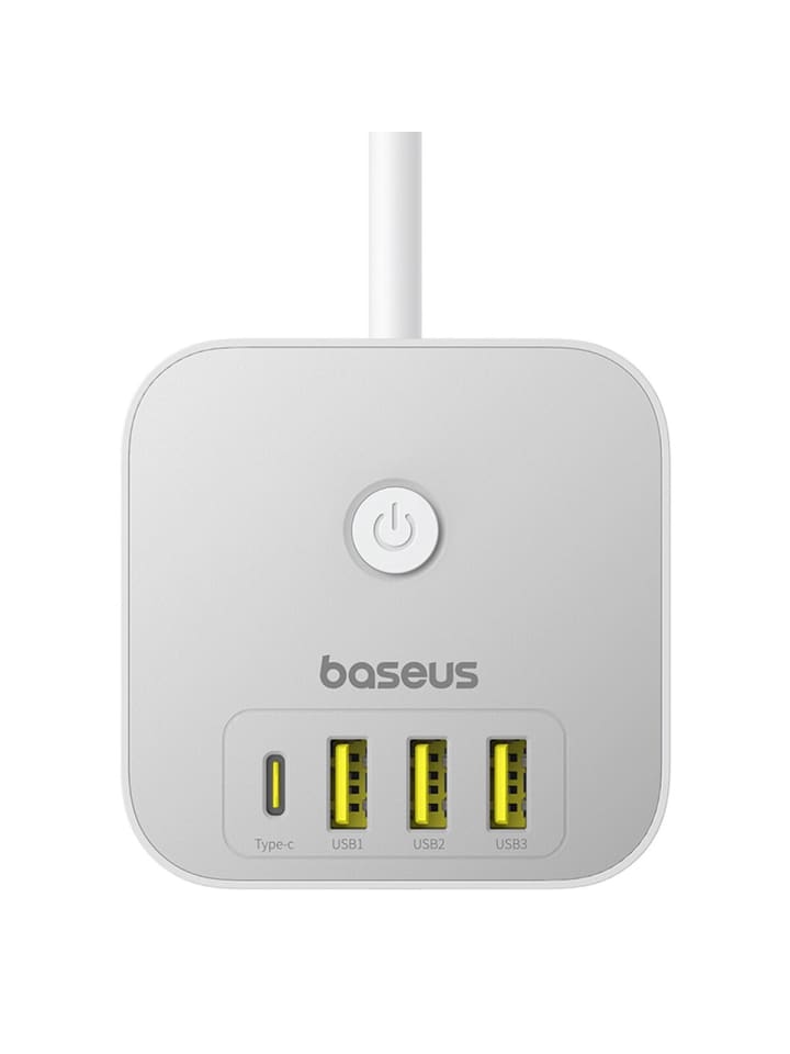 Baseus Baseus PowerCombo 7 in 1 Steckdosenleiste Würfel, 3 AC   3 x in Weiß günstig kaufen onesize