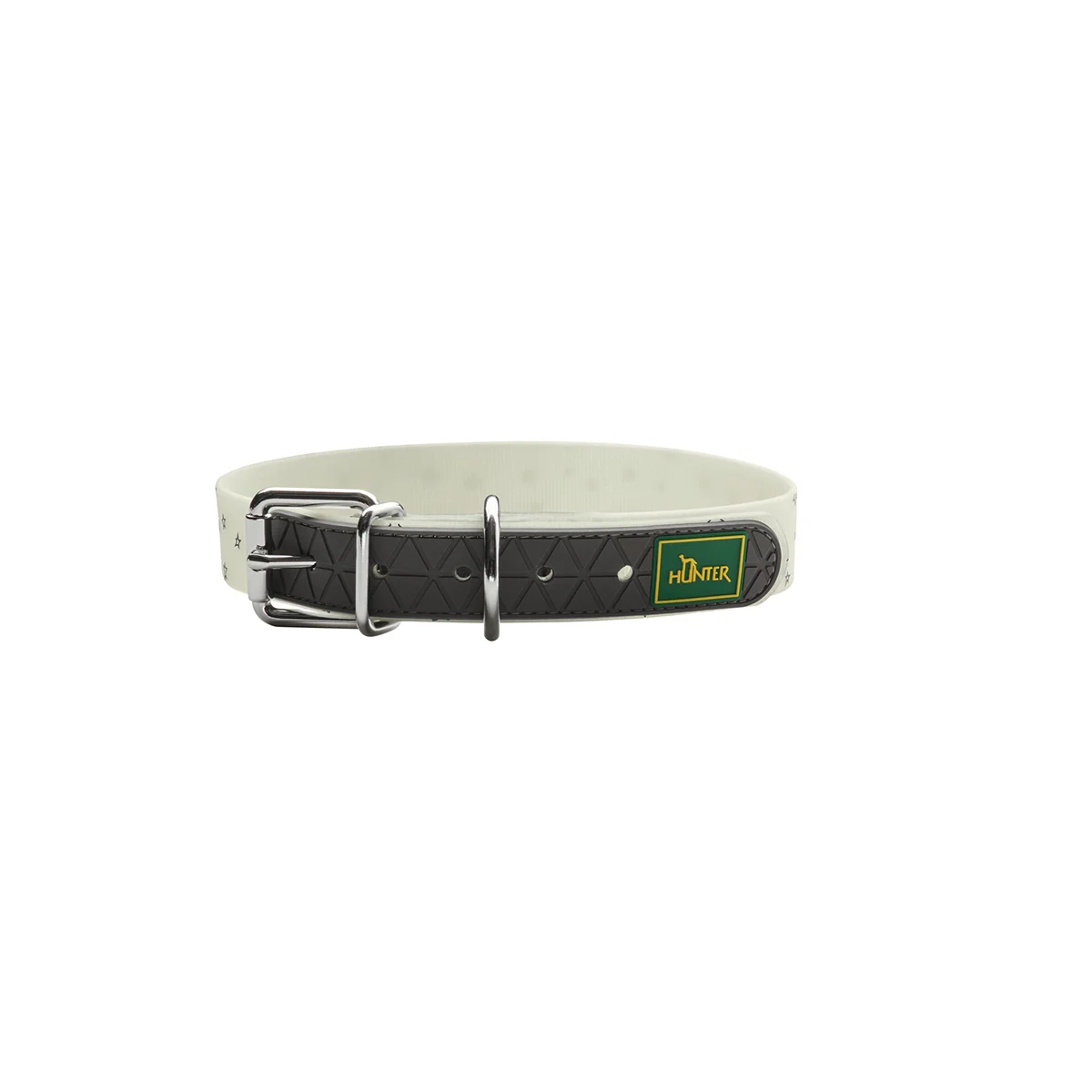 Hunter Halsband Convenience Reflect Glow weiß Sterne bei ZooRoyal