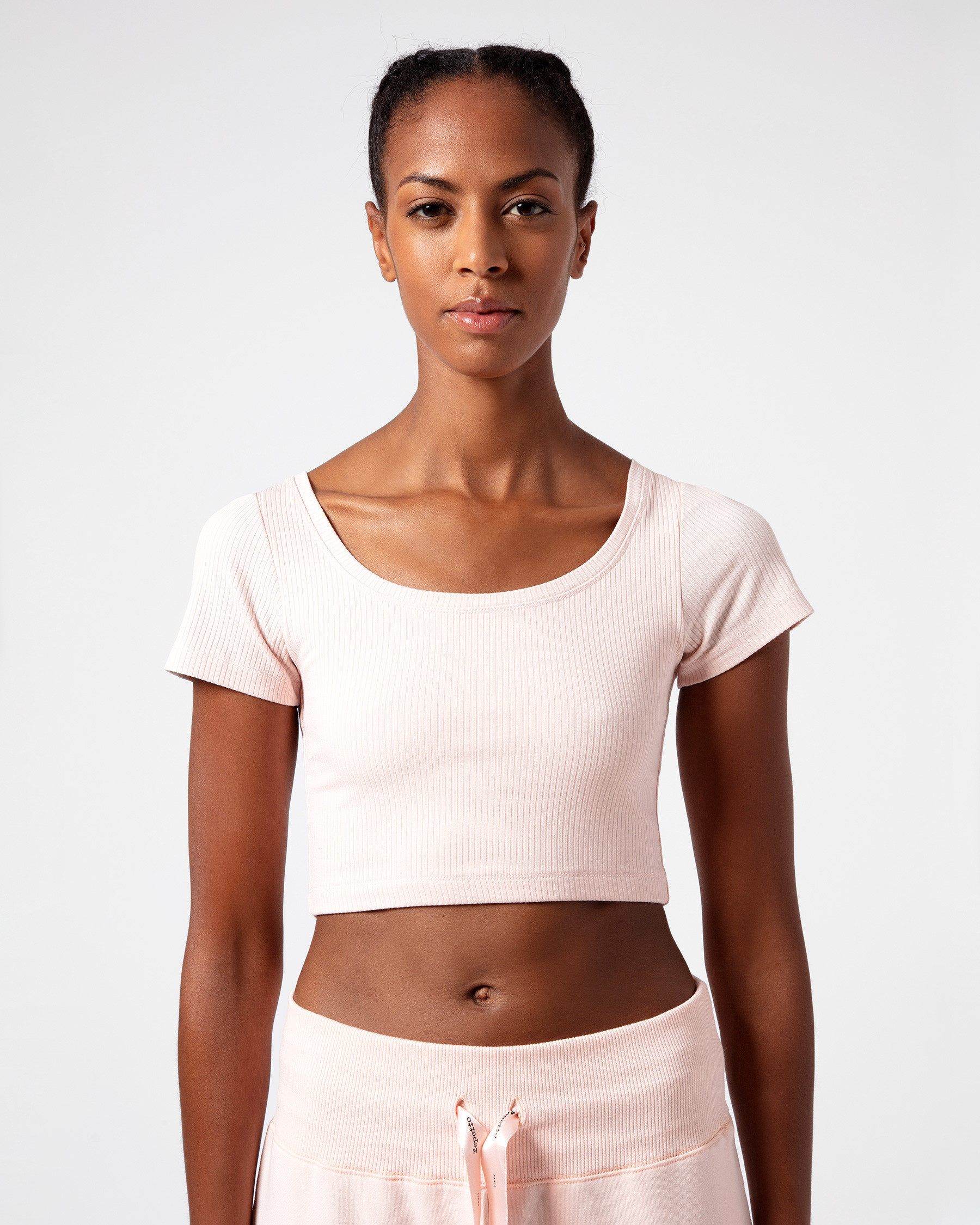 Ribbed short top
