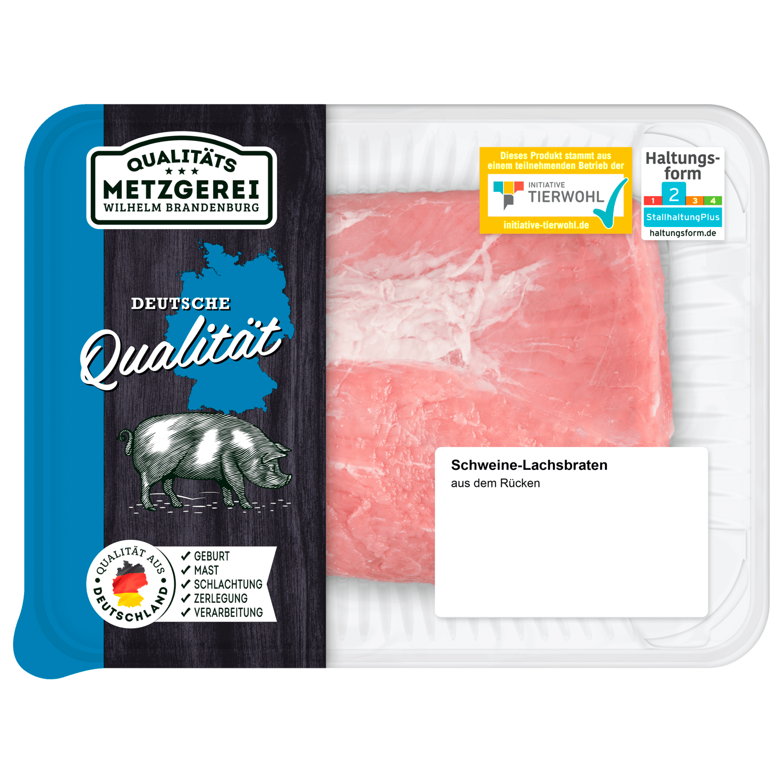 Wilhelm Brandenburg Schweine-Lachsbraten ohne Knochen ca. 950g