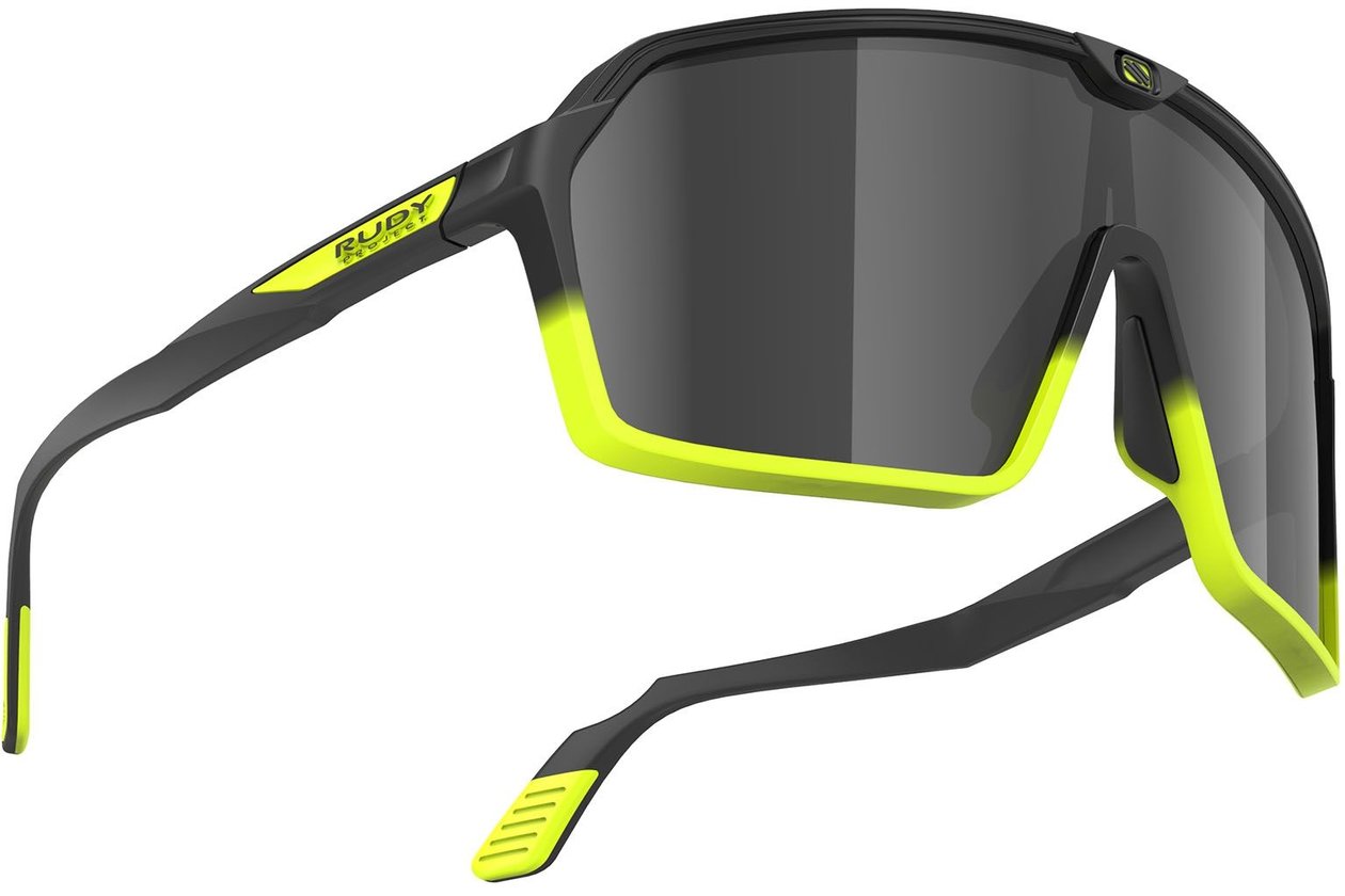 Rudy Project Spinshield Black Fade Yellow Fluo Matte - Smoke Black