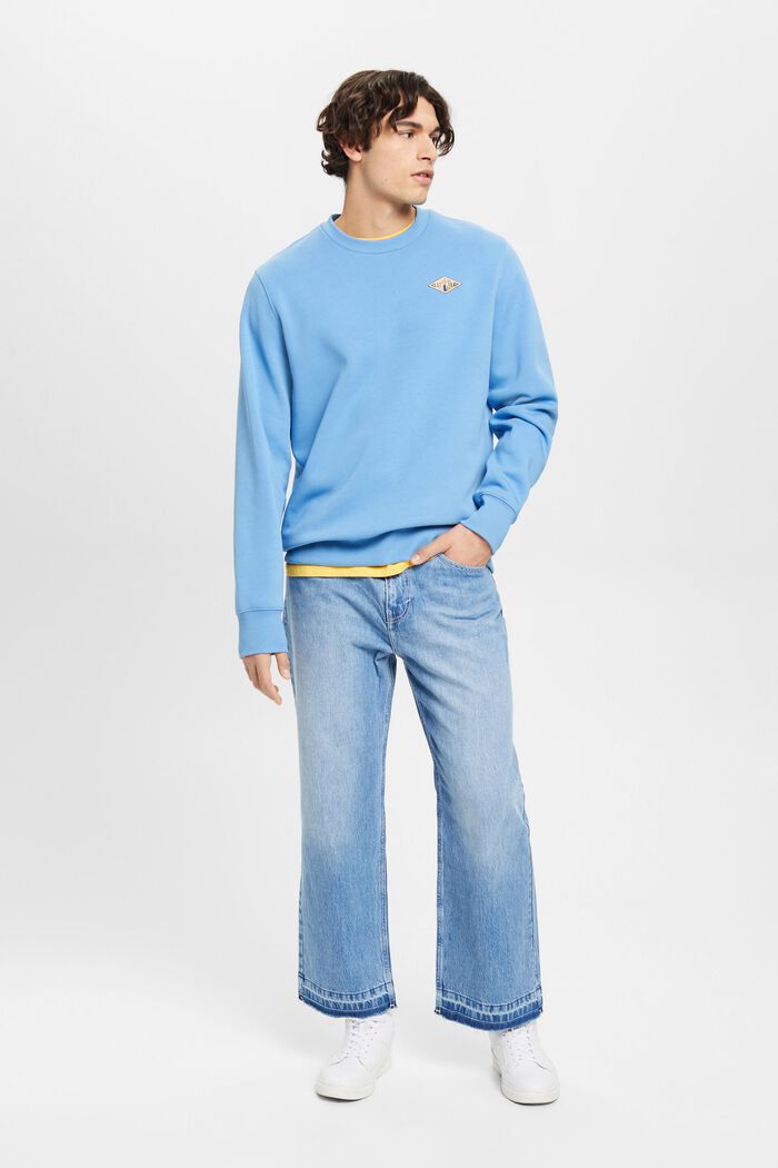Rundhals-Sweatshirt mit Logoprint