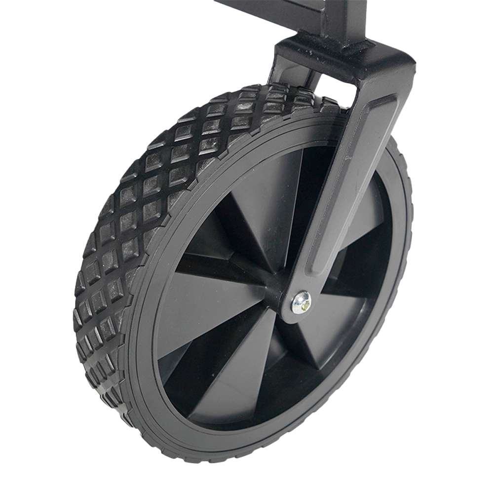MUWO faltbarer Bollerwagen 100 L, max. 110 kg blau/schwarz