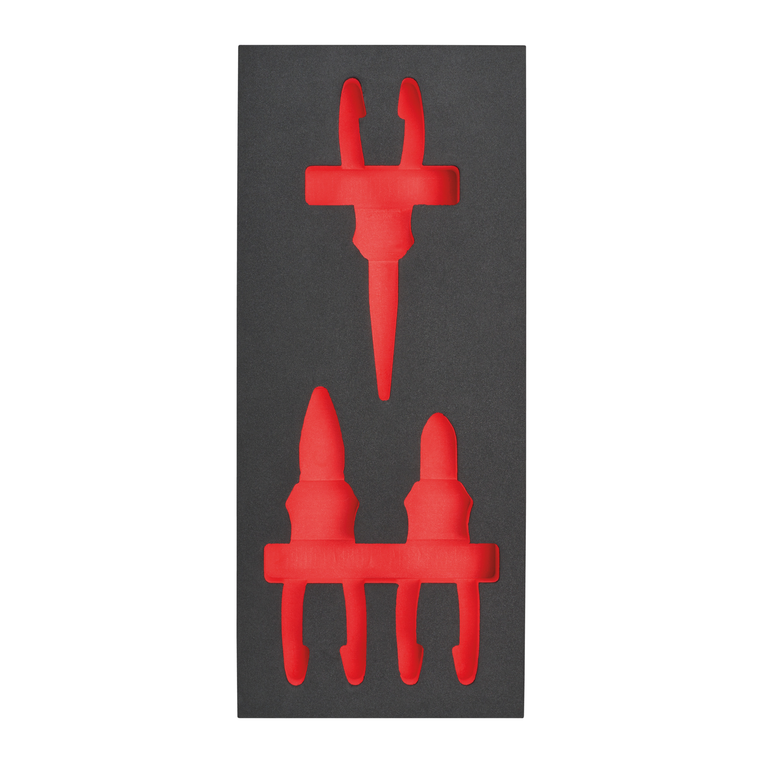 Milwaukee Accessoires 4932493685 Lege Foam inlay tangenset (3-delig)