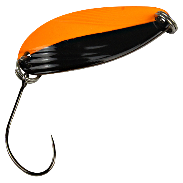 FTM Trout Spoon Break (2,2 g, Schwarz/Orange UV)