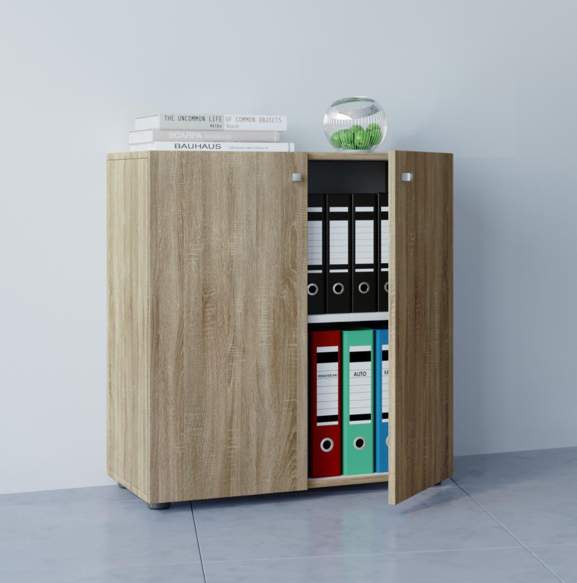 VCM my office Aktenschrank Vandol Mini Sonoma-Eiche