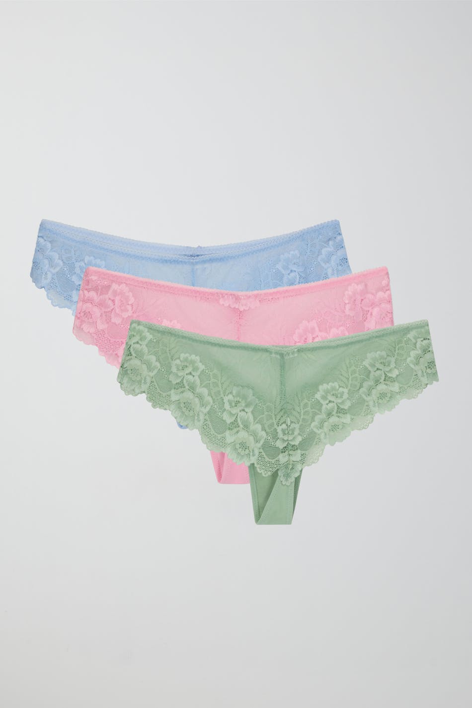 3-pack lace string