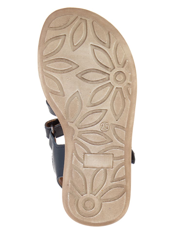 kmins Leder-Sandalen in Dunkelblau günstig kaufen