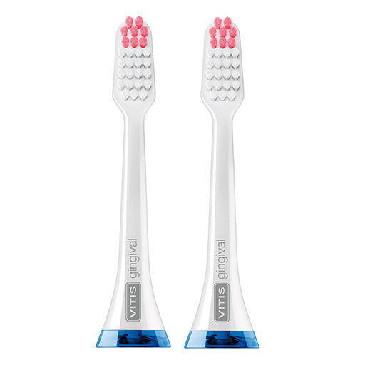 VITIS sonic Ersatzkopfbürsten gingival  2 St  Zahnbürste