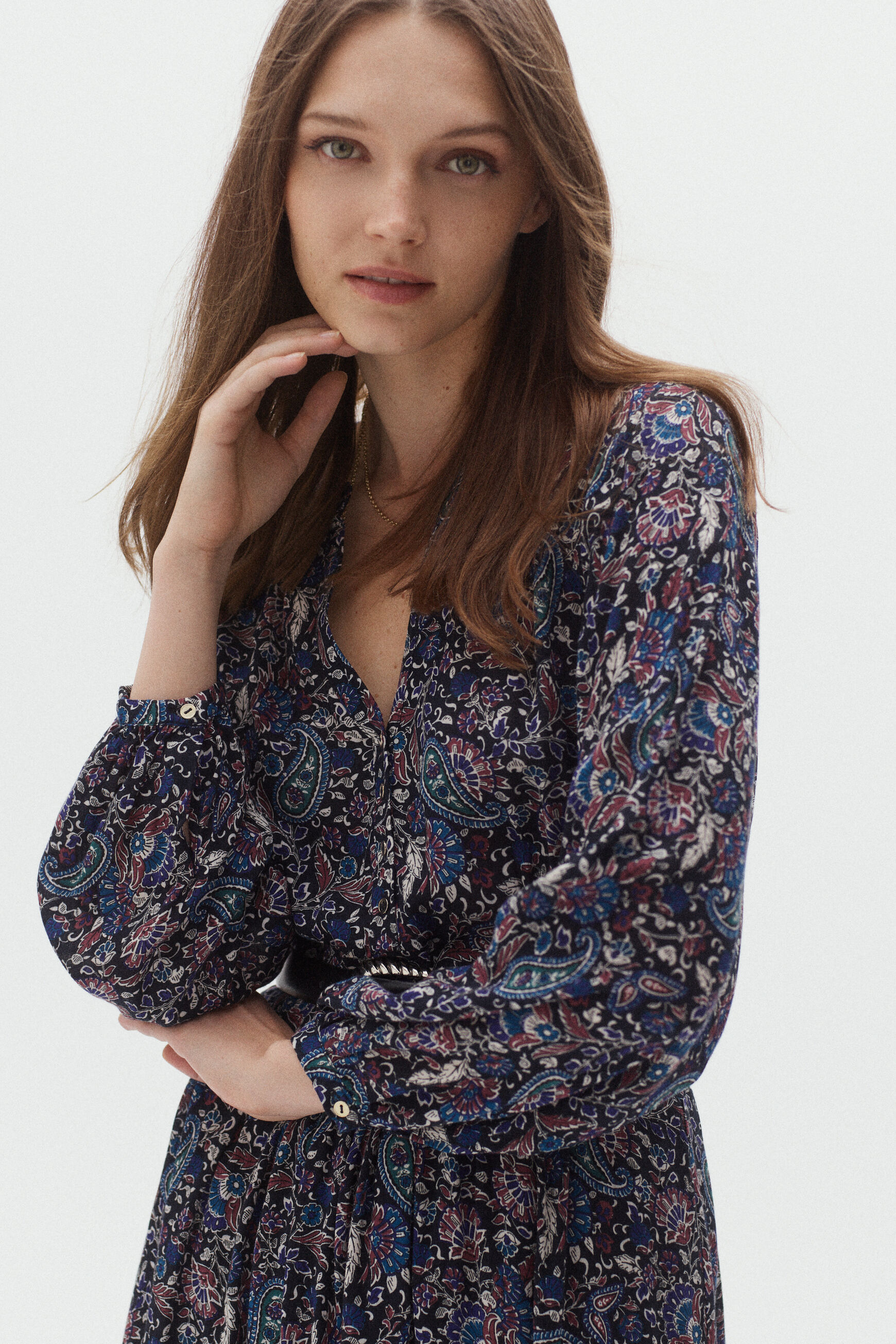 robe clarisse bleu marine femme