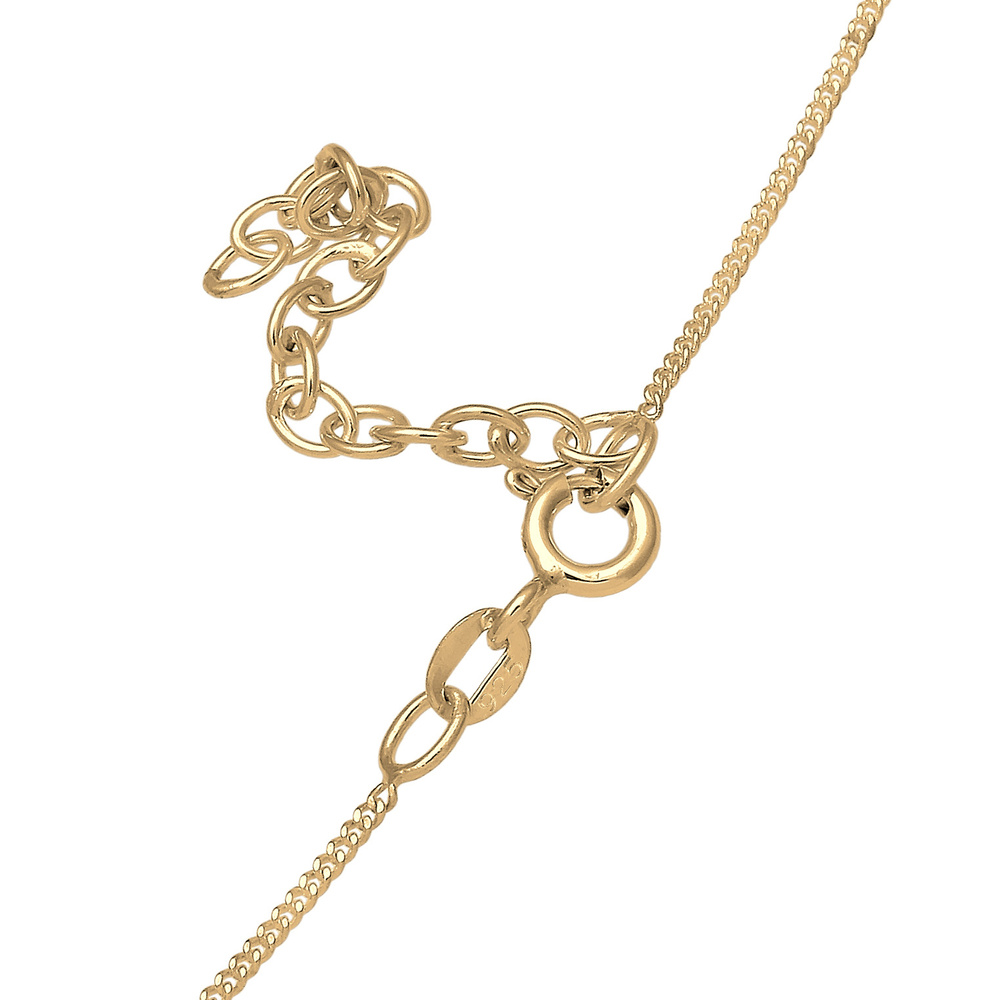 Elli Elli Collier Femmes Choker Rectangle Plaquette Martelé Géo Look en Argent Sterlin collier