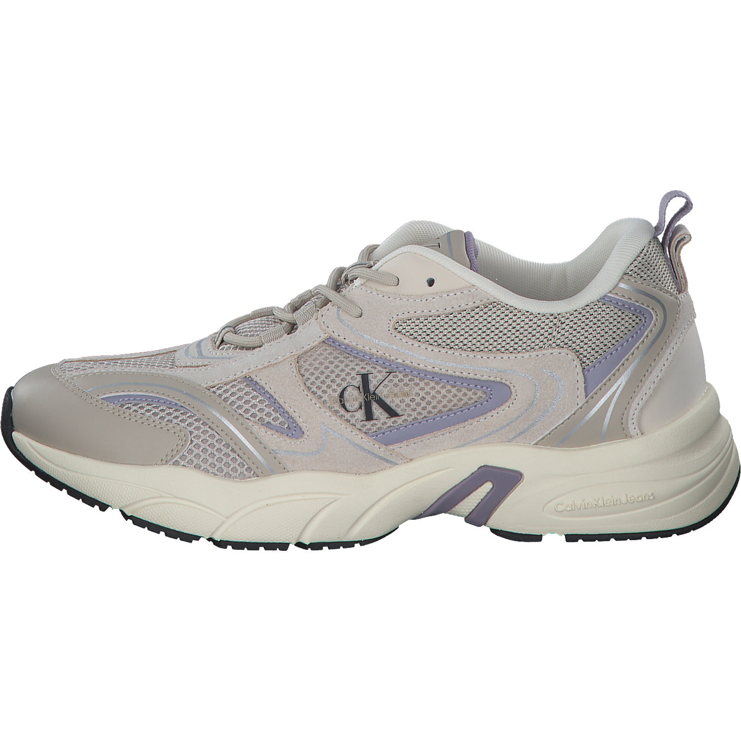 Calvin Klein YW0YW00891, Sneakers Low, Damen, beige/lavendel