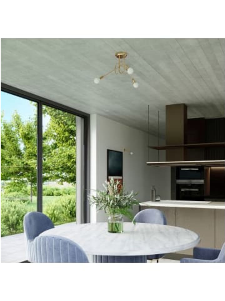 Nice Lamps Kronleuchter KNOT 5 glanzgold H 125 günstig kaufen onesize