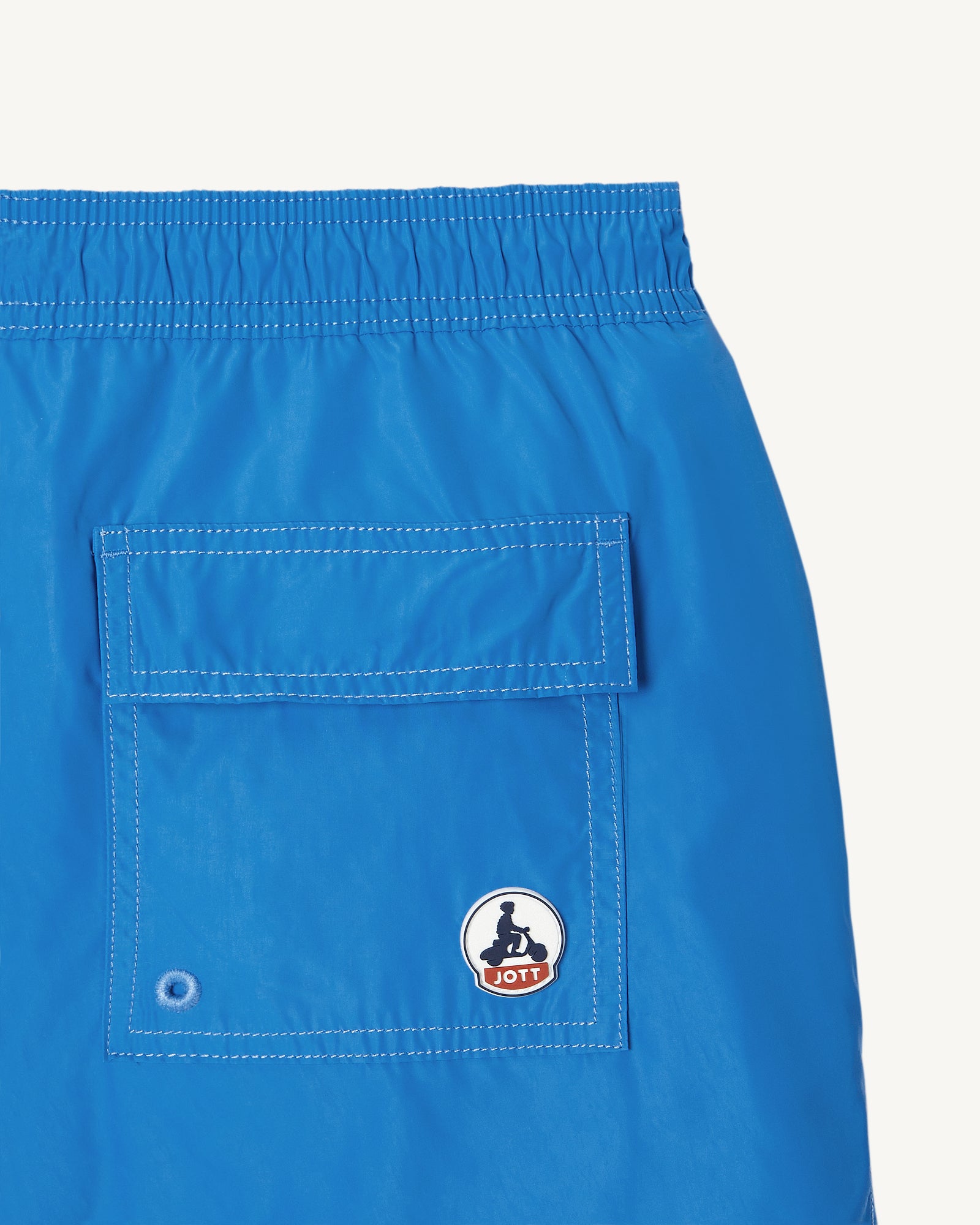 Short de bain Azur/Funday blanc Biarritz