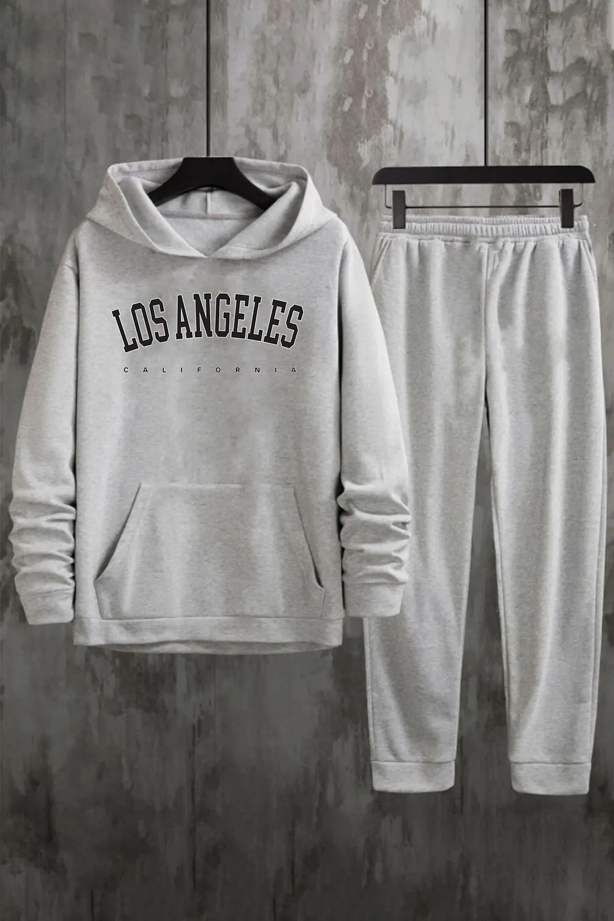 uyguntarz  Bedrucktes Unisex-Trainingsanzugset „Los Angles“.