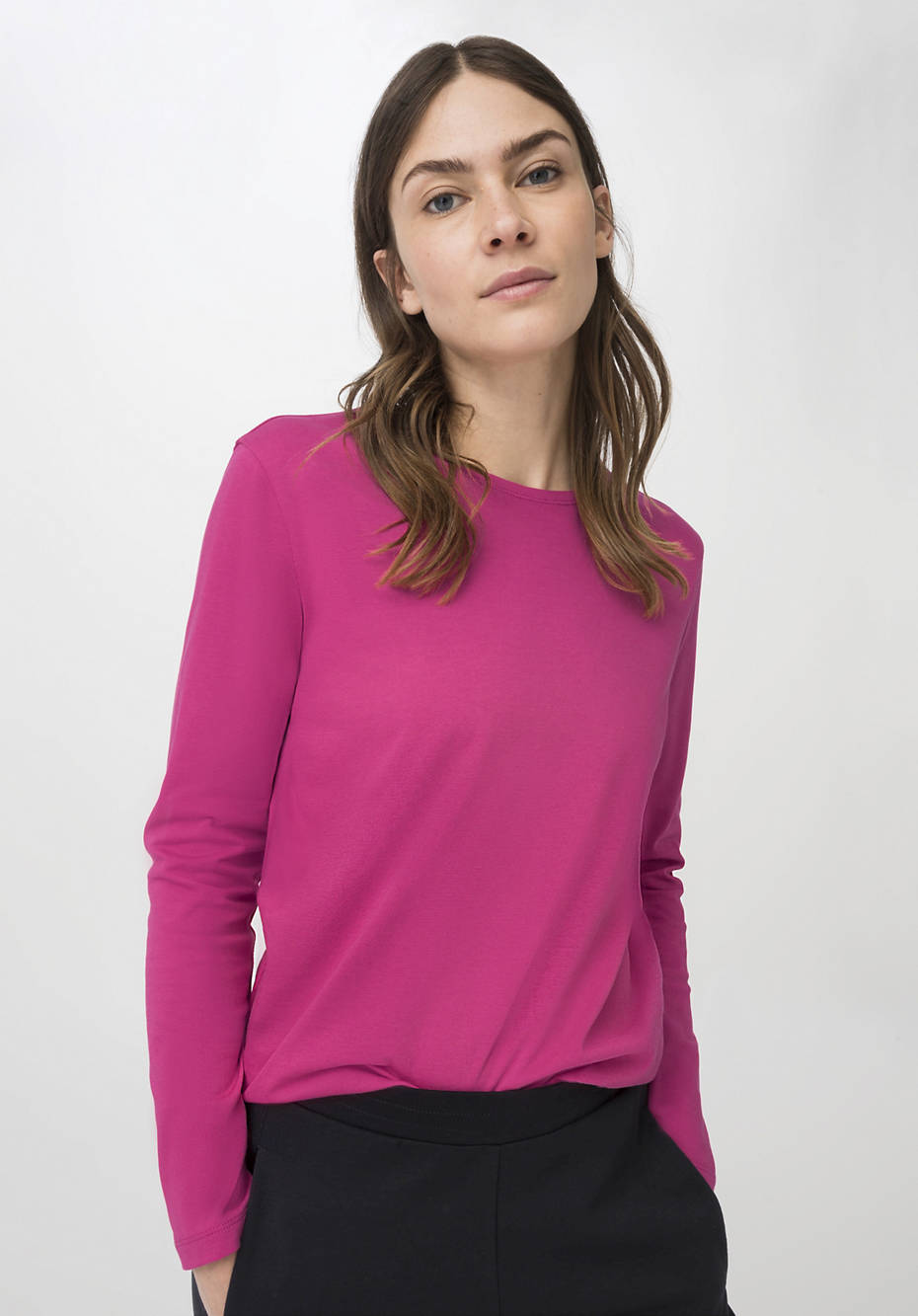 Langarmshirt aus reiner Bio-Baumwolle