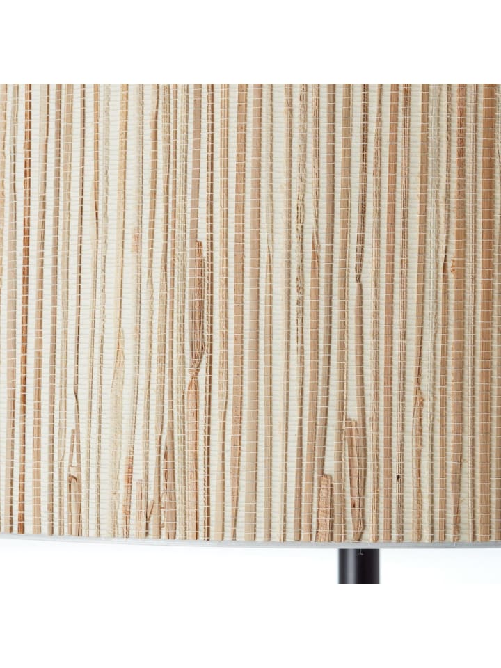Brilliant Standleuchte Wimea ⌀ 38 cm in schwarz/natur günstig kaufen onesize