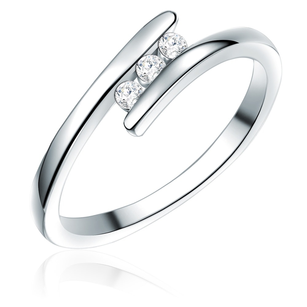 Rafaela Donata Bague en argent Argent sterling Oxyde de zirconium (CZ) en Argent Bague