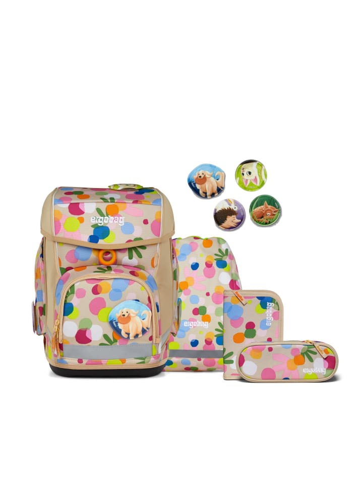 Ergobag ergobag cubo Schulranzen-Set Flower PowBär günstig kaufen onesize