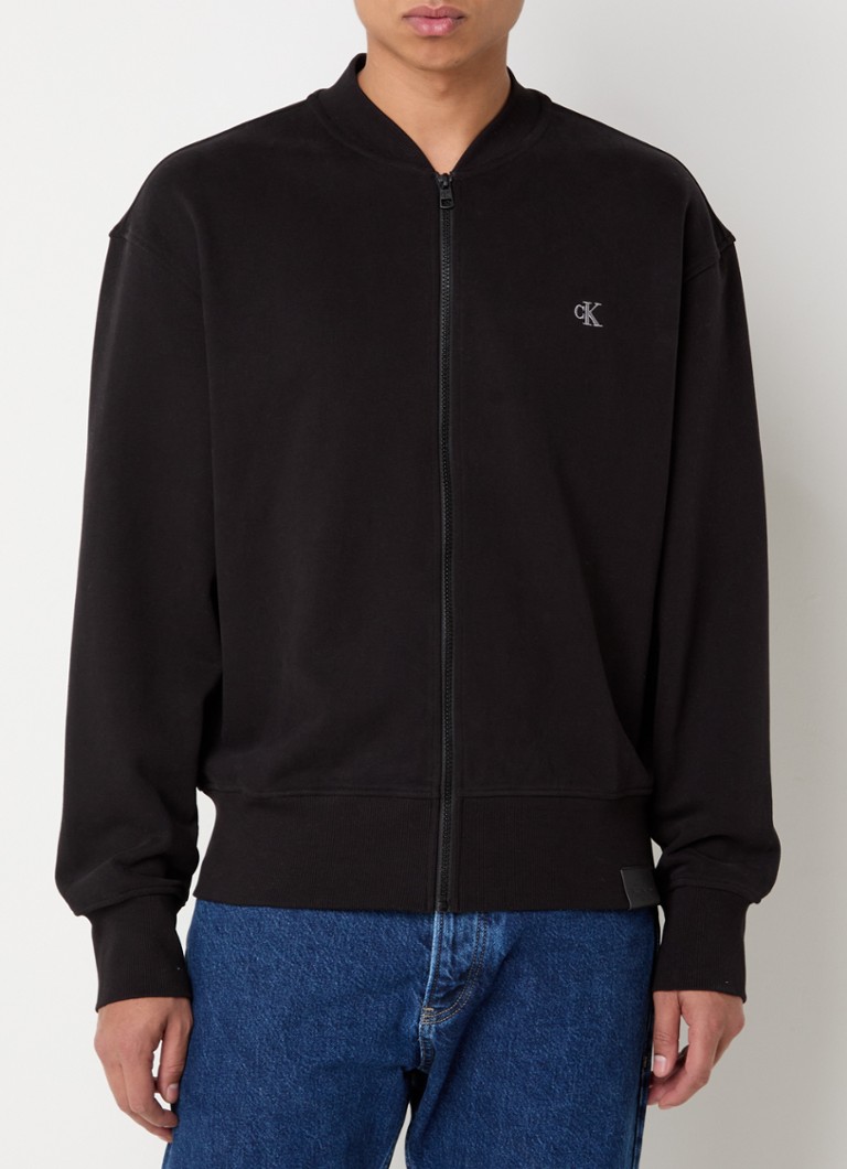 Jachetă de trening Calvin Klein cu logo brodat